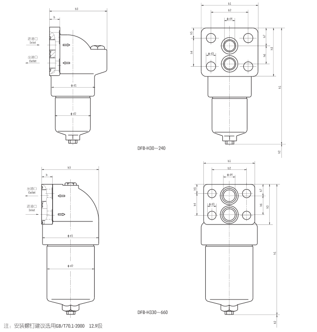 DFB系列高压板式过滤器DFB-H30X※C (图1)